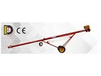 Ø 14 (10200mm) Top-Mounted Electric Motor Driven Agricultural Spiral Conveyor