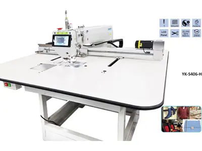 Yuki Yk-S406-H Shape Sewing Machine (Template Processing) 600X400