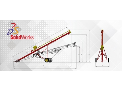 ⌀14/(8130mm) Elektrik Motorlu Ve Kuyruk Mili Tahrikli Tarım Helezonu - 1