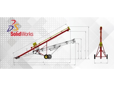  ⌀19.2/(10100mm) Diesel Engine Driven Agricultural Auger - 1