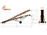 60'Piece/6Mt Belted Agricultural Conveyor - 4