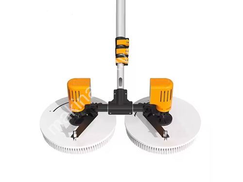 Double Headed Motor Brush Solar Panel Cleaning Equipment