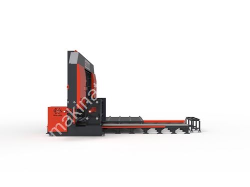 1500X2500 Short-D - Double Vice Column Semi-Automatic Band Saw Machine (Table Feed)