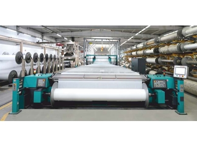 Ourdissoir combiné de 3600 mm pour tissage - 0