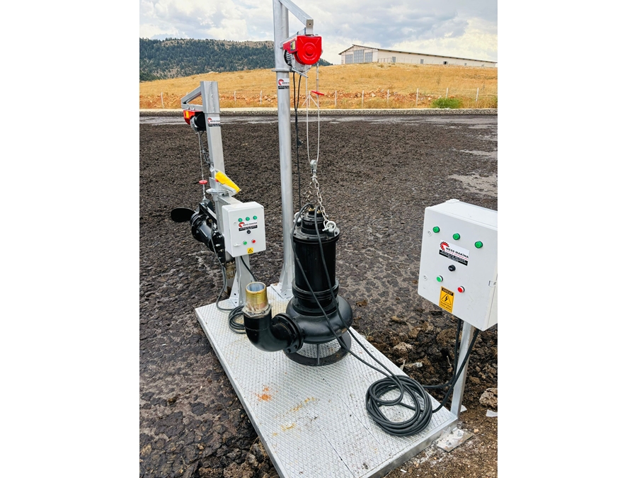5.5 kW Bıçaklar GG25 Pik Döküm Gövde Gübre Pompası