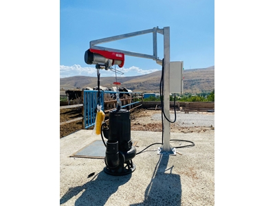 5.5 kW Bıçaklar GG25 Pik Döküm Gövde Gübre Pompası - 5