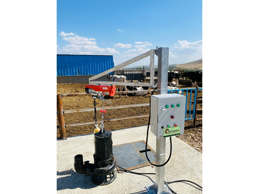 7.5 kW Bıçaklar GG25 Pik Döküm Gövde Gübre Pompası