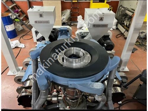 1100 mm Dikey Döner Kule A-B-A Poşet Filmi Üretim Makinası