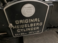 Heidelberg 64X89 Yaldız Tertibatlı Tipo Baskı Makinesi - 1