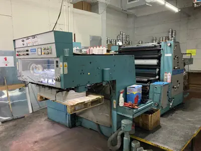 Roland Rekord 2 Color Offset Printing Machine