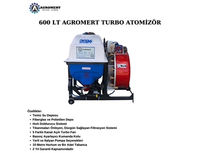 600 Litre Turbo Atomizör - 1