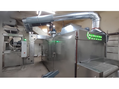 150-750 Kg/h Fındık, Fıstık, Antep Fıstığı, Çekirdek, Badem, Kaju Kuruyemiş Kavurma Makinası - 2