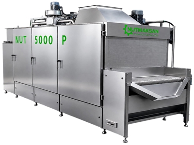 150-750 Kg / Hour Nut Roasting Machine