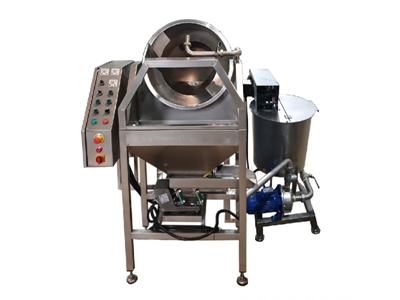 10-22 Kg / Saat Yarı Otomatik Kuruyemiş Soslama Ve Tuzlama Makinası - 3