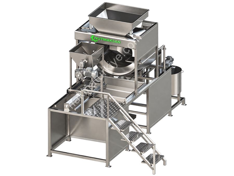 Machine de trempage et d'assaisonnement automatique complet pour noix de 25-60 kg / h
