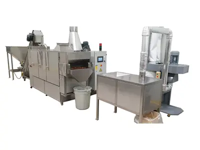 1600-2000 Kg / Hour Air Nut Peeling Machine