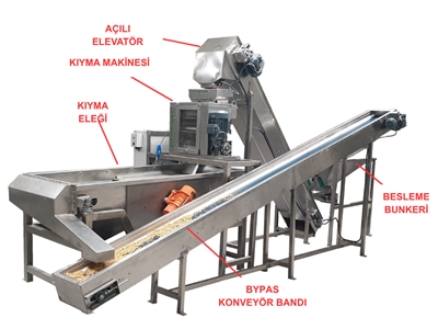 350 kg/h Nut Grinding and Screening Machine - 0