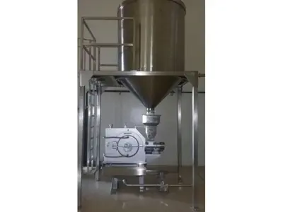 1000 Kg / Hour Horizontal Nut Paste Machine