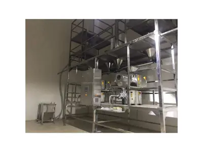 800 Kg / Saat Şekersiz Kuruyemiş Ezme Makineleri Hattı