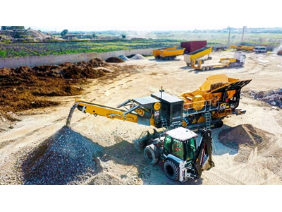 150-300 Ton / Saat Mobil Çeneli Kırıcı Konkasör - 15