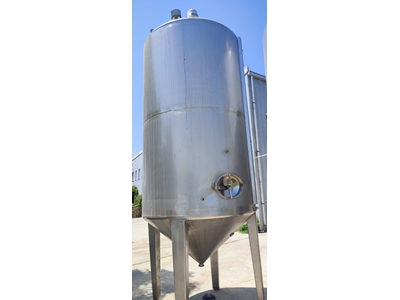 10 Ton Stainless Maise Tank with Agitator - 2