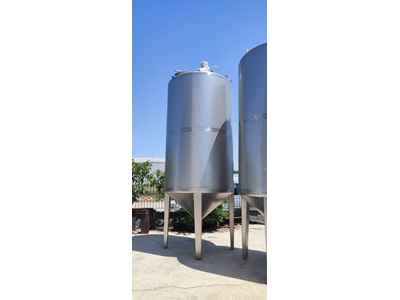 10 Ton Stainless Maise Tank with Agitator - 0