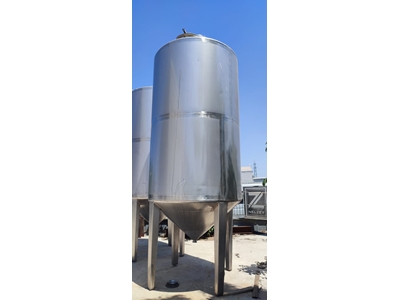 10 Ton Stainless Maise Tank with Agitator - 1