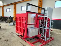 1500 Kg Yük Ve Personel Açık Kabin Dış Cephe Asansörü