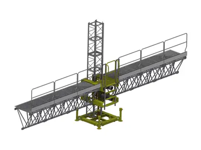 2500 Kg Mastclimbing Work Platform