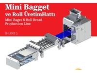 10.000 Pieces/Hour PLC Controlled Fully Automatic Mini Baguette and Roll Bread Production Line - 0