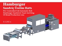 10.000 Adet/Saat PLC Kontrollü Tam Otomatik Hamburger ve Sandviç Ekmekği Üretim Hattı - 0