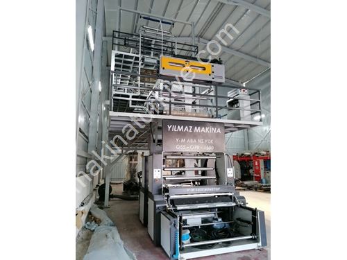 1500 mm Yatay Döner Kule A-B-A Poşet Filmi Üretim Makinası