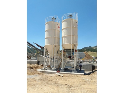 Silo à ciment soudé de 50 tonnes - 0