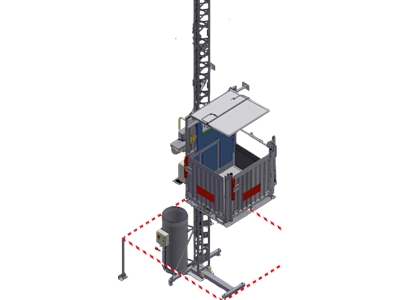 300 Kg Dikey Kremayer Platform - 0