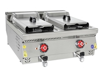 12+12 Liter Countertop Electric Fryer