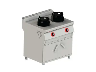 2er-Set Tischgasbrenner mit Schublade
