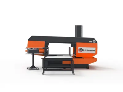 580X1050 Kdg - Dual Directional Inclined Semi-Automatic Band Saw Machine
