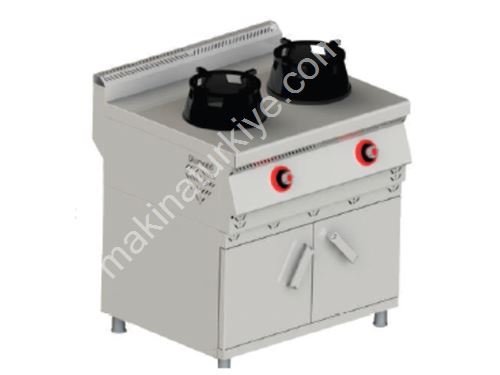 2-Compartment Cabinet Wok Stove