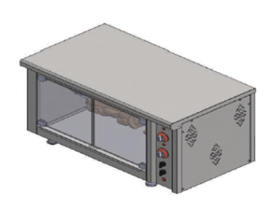 110x50x72 см 3/12 Газовый гриль для курицы - 0