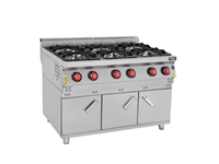 120x90x85 cm 6-Burner Cabinet Gas Stove - 0