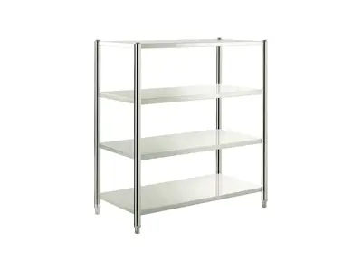  400 x 1800 x 1800 Stainless Food Stacking Shelf