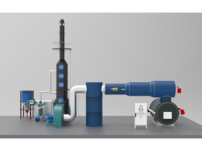 Medical and Hospital Waste Incinerator, Flue Gas Purification Plant - 3