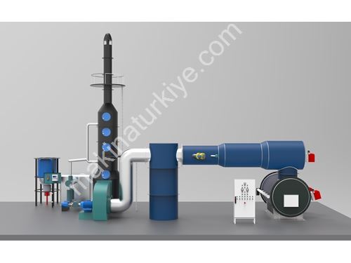 Medical and Hospital Waste Incinerator, Flue Gas Purification Plant