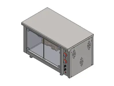 3 Raf / 9 Piliç Elektrikli Piliç Çevirme Makinası
