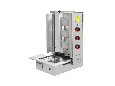 3 Radyanlı Alttan Motorlu Gazlı Döner Makinası