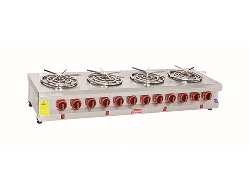 155x45x25 cm 4-teilige Motor-Set-Gasbackplatte für Künefe