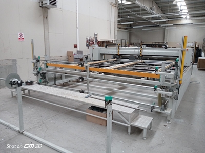 Doppelkopf-Näh- und Quiltmaschine mit Doppelriemen und Rollenzufuhrsystem - 3