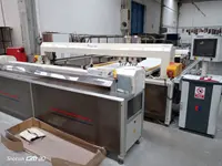 Double Head Roll Fabric Feeding System Quilting Machine