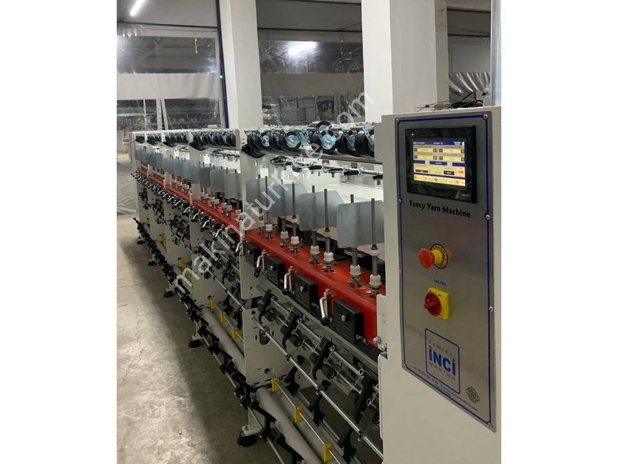 İnci Fantazi Makina 80 Gözlü Efektli Fantazi İplik Nope Şantuk Büküm Makinası