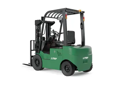 2 Ton (4800 Mm Tripleks) 4 Tekerlekli Lityum Akülü Forklift
